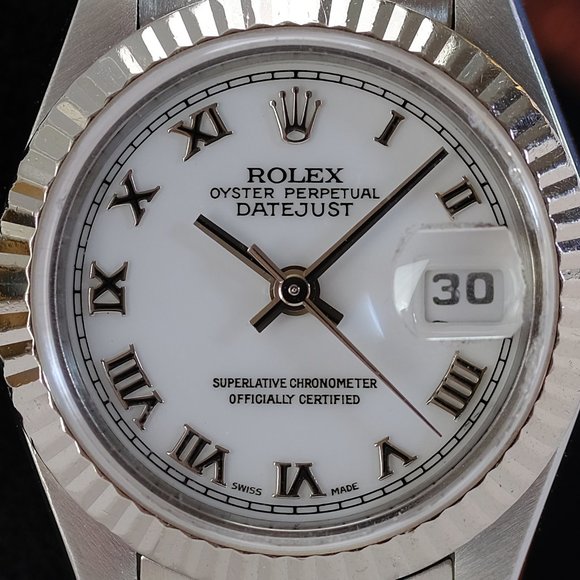 Rolex Datejust White Roman Dial 26mm W/Certificate - Picture 4 of 11